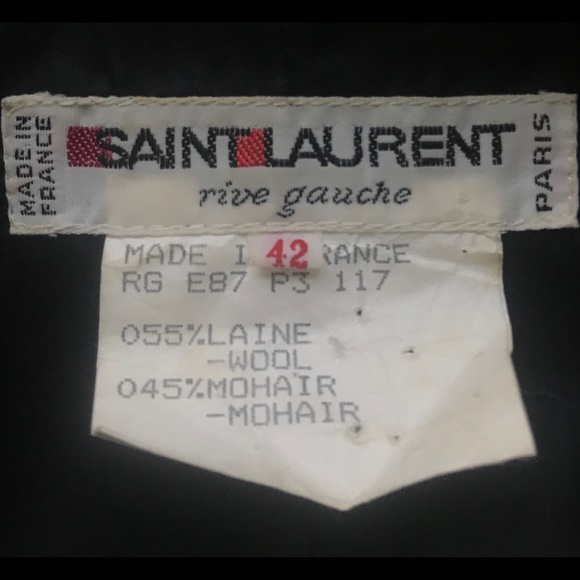 Vintage 1970’s women’s Saint Laurent Jacket - Picture 3 of 4